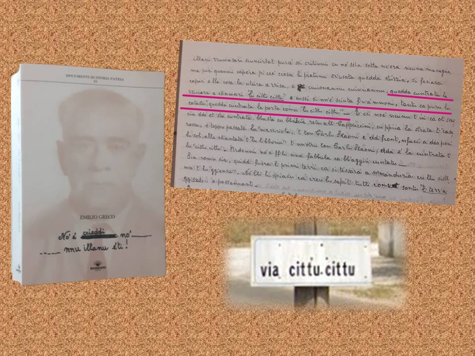 E si denominò “CITTU CITTU”