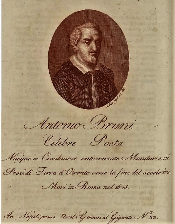 “Vita d’Antonio Bruni da Manduria”