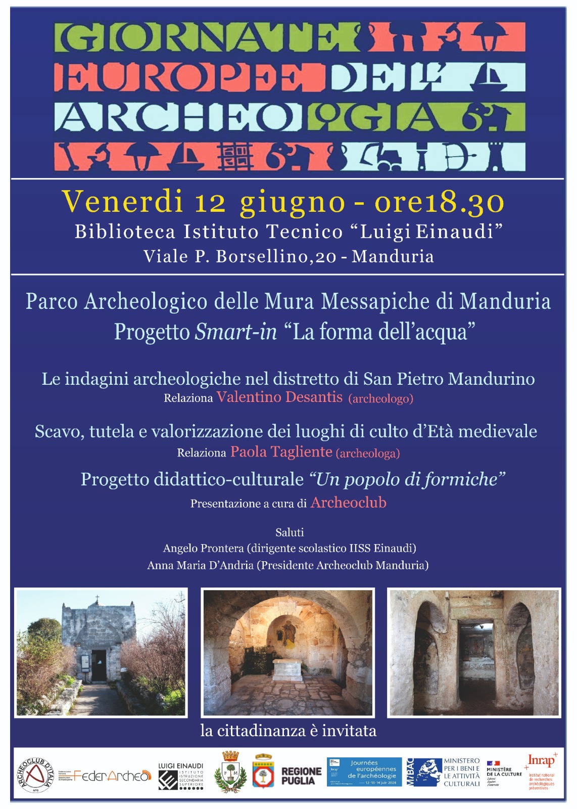 Giornate Europee dell’Archeologia 2026